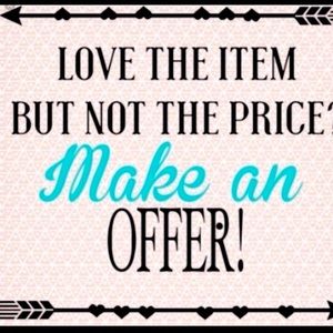 🌸Please be sure to make offers that are reasonable !!